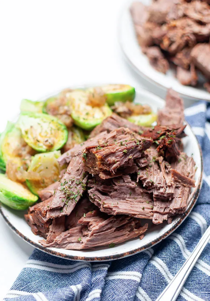 Instant Pot Frozen Roast with GrocerDirects Blade Roast.